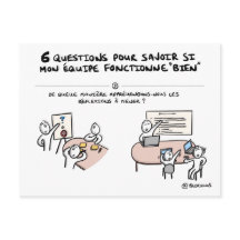 Carte coaching d'équipe "3/6 : Réflexion"