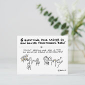 Postale Carte coaching d'équipe "5/6 : Suivi des actions" (Debout devant)