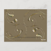 Postale Carte Collecteur d'abeille miel (Dos)