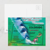 Postale Carte Colorado USA (Devant / Derrière)
