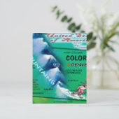 Postale Carte Colorado USA (Debout devant)