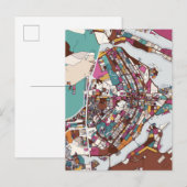 Postale Carte colorée Brasilia (Devant / Derrière)