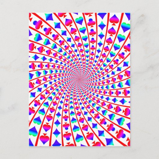 Postale Carte colorée convient à Vortex (Devant)