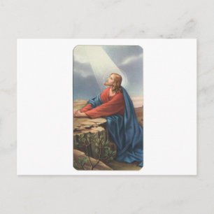 Postale Carte commémorative représentant Jésus