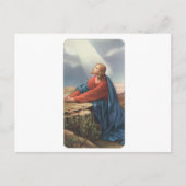 Postale Carte commémorative représentant Jésus (Devant)