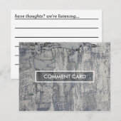 Postale carte commentaire texture croustillante (Devant / Derrière)