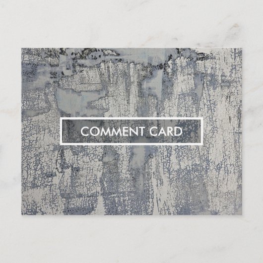 Postale carte commentaire texture croustillante (Devant)