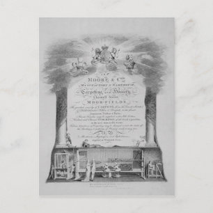 Postale Carte commerciale Moore & Co.