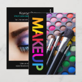 Postale Carte Comp Artiste maquillage (Devant / Derrière)