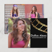 Postale Carte Comp Capture D'Acteur À 2 Côtés (Devant / Derrière)