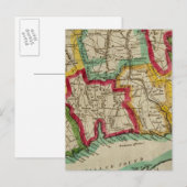 Postale Carte Connecticut (Devant / Derrière)