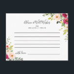 Postale Carte conseil Mariage vert rose rose<br><div class="desc">Cette carte de conseil aux mariage floraux rose verdoyant conviendra parfaitement à une mariage moderne. Le design présente des peintures à la main de magnifiques pivoines roses, rousses et jaunes avec feuillage vert. Ces cartes sont parfaites pour un mariage, une douche nuptiale, un baby shower, une fête de remise de...</div>