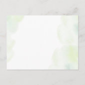 Postale Carte conseil Mariage Watercolor Gold Confetti (Dos)