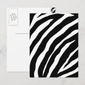 Postale Carte cool Zebra Stripes (Devant / Derrière)