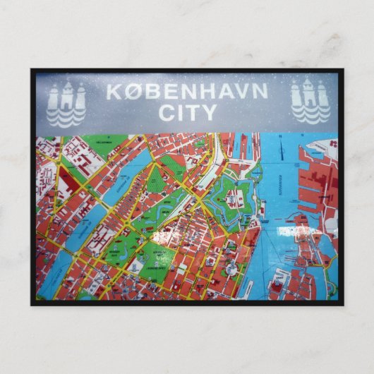 Postale carte copenhague (Devant)