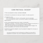 Postale Carte Core Protocol : Decider (Dos)