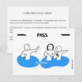 Postale Carte Core Protocol : Pass (Devant / Derrière)