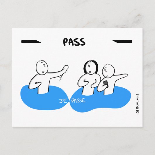 Postale Carte Core Protocol : Pass (Devant)