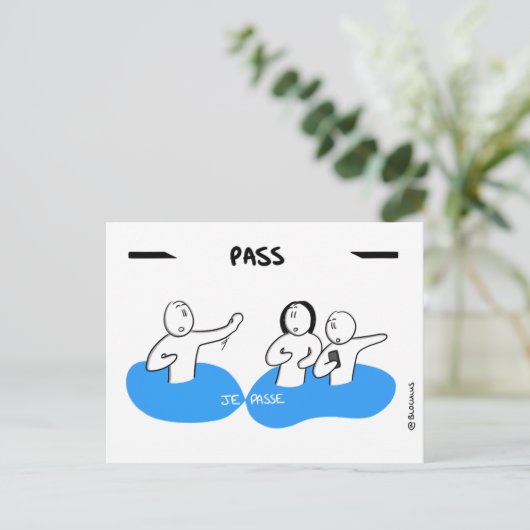 Postale Carte Core Protocol : Pass (Debout devant)