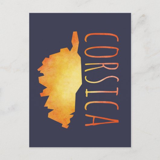 Postale Carte Corse (Devant)