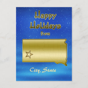 Postale Carte Cosmic Blue Sky South Dakota Carte personnal