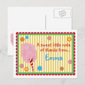 Postale Carte Cotton Candy Post (Devant / Derrière)