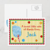 Postale Carte Cotton Candy Post (Devant / Derrière)