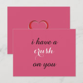 Postale Carte Coup de Foudre pour Toi (Devant / Derrière)