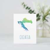 Postale Carte Croatie (Debout devant)