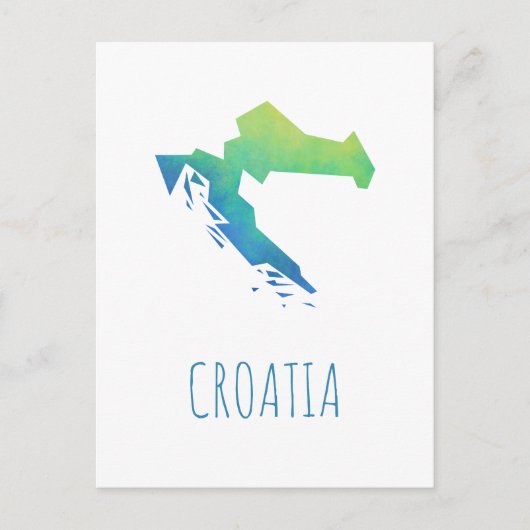 Postale Carte Croatie (Devant)
