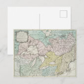 Postale Carte d'accès du Canada 1761 (Devant / Derrière)