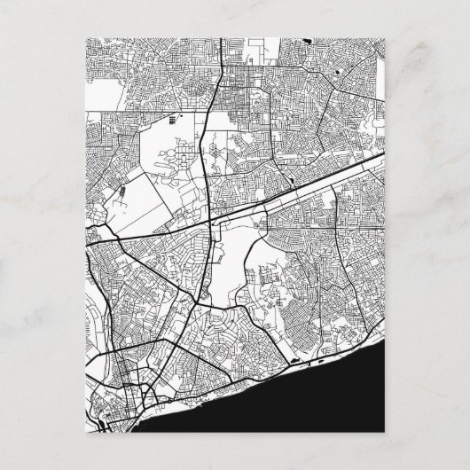 Postale Carte d'Accra Ghana (Devant)