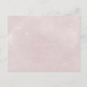 Postale Carte d'accueil Floral Romance Merci (Dos)