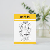 Postale Carte d'activité Color Me (Debout devant)