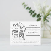 Postale Carte d'activité d'information d'urgence sur la co (Debout devant)