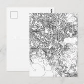 Postale Carte d'Addis-Abeba Éthiopie (Devant / Derrière)