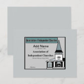 Postale Carte d'adhésion AofIC (Devant / Derrière)