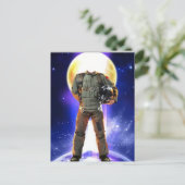 Postale Carte d'affiche de style Airman (Debout devant)