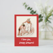 Postale Carte d'affiche drôle de cirque (peut-être risquée (Debout devant)