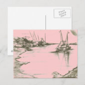 Postale Carte d'affiche Peint Peach Safe Harbor (Devant / Derrière)