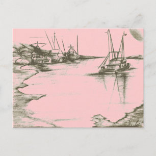 Postale Carte d'affiche Peint Peach Safe Harbor