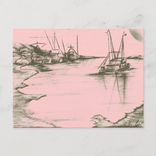Postale Carte d'affiche Peint Peach Safe Harbor (Devant)