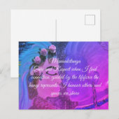 Postale Carte d'Affirmation Manaakitanga (Devant / Derrière)