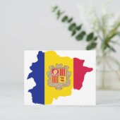 Postale Carte d'Andorre AD (Debout devant)