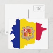 Postale Carte d'Andorre AD (Devant / Derrière)