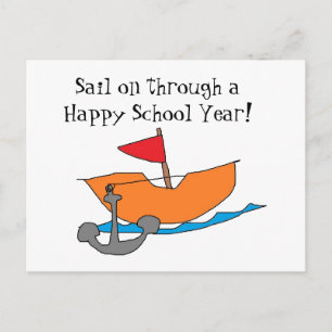 Postale Carte d'année scolaire heureuse