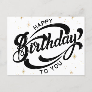Postale Carte d'anniversaire