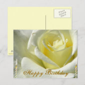 Postale Carte d'anniversaire (Devant / Derrière)