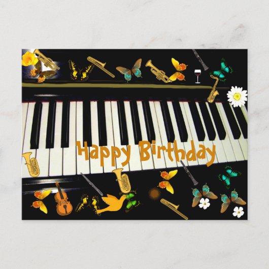 Postale Carte d'anniversaire (Devant)