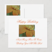 Postale Carte d'anniversaire (Devant / Derrière)